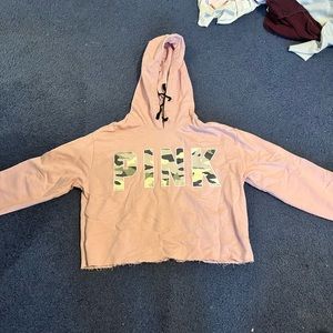 Women’s Pink crop hoodie